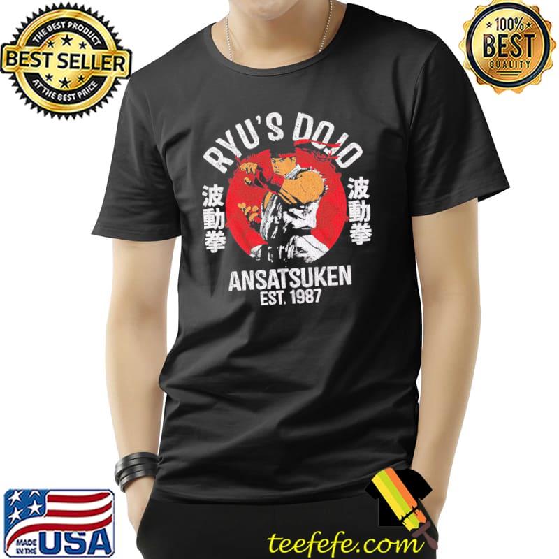 Ryu's Dojo Street Fighter Ansatsuken EST 1987 Shirt Unisex Ryu's Dojo Street Fighter Ansatsuken EST 1987 Shirt Unisex