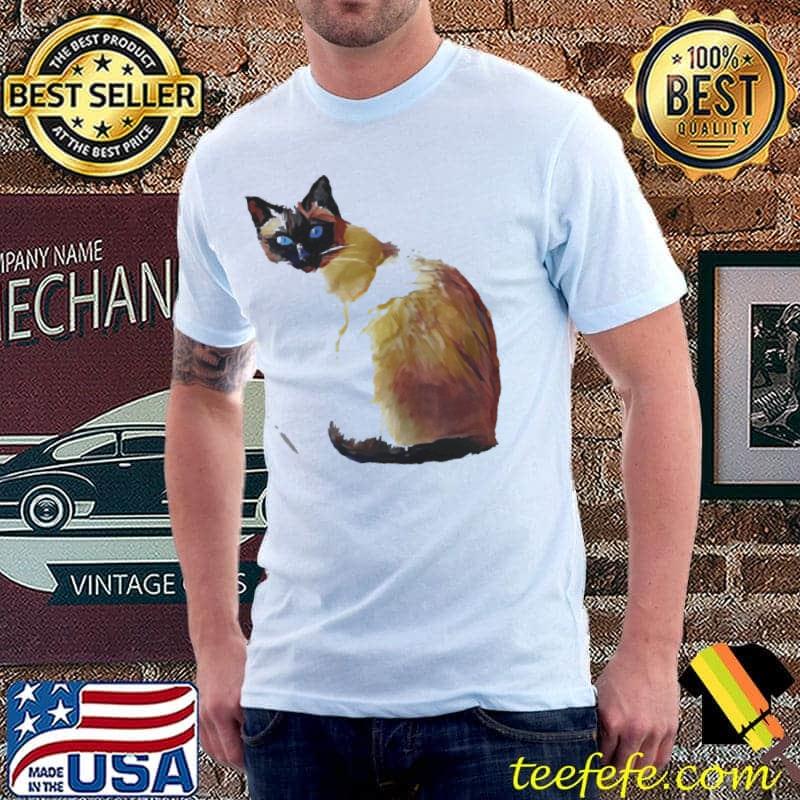 Seal point siamese cat oil painting Unisex Seal point siamese cat oil painting Unisex