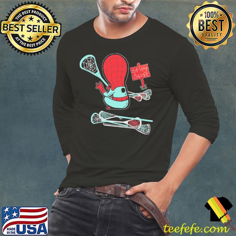 Spider man spidy swat lacrosse sticks Long Sleeve Tee Spider man spidy swat lacrosse sticks Long Sleeve Tee