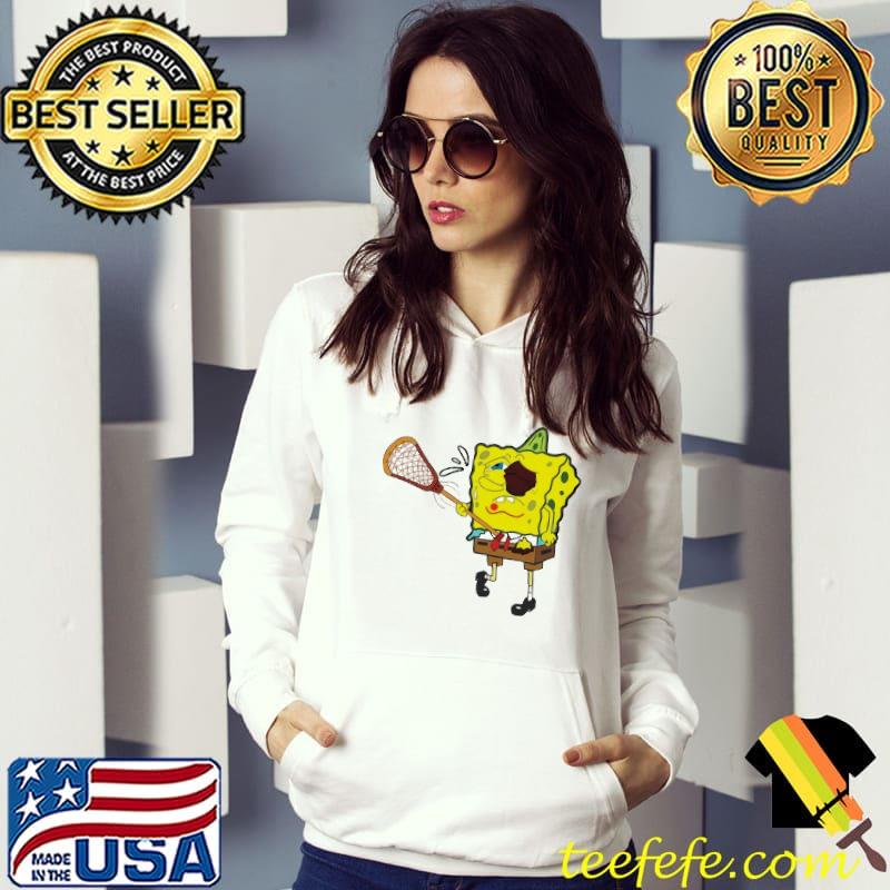 SpongeBob hurt face with lacrosse stick Hoodie SpongeBob hurt face with lacrosse stick Hoodie