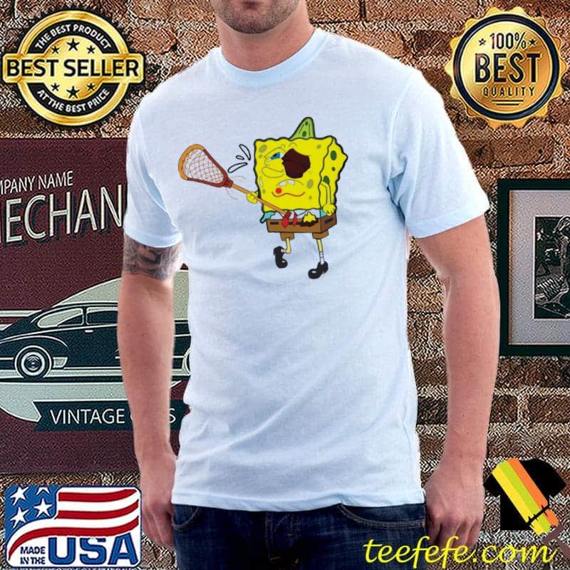 SpongeBob hurt face with lacrosse stick Unisex SpongeBob hurt face with lacrosse stick Unisex