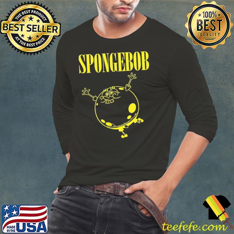 Spongebob Squarepants 'Inflated Sponge Shirt Long Sleeve Tee Spongebob Squarepants 'Inflated Sponge Shirt Long Sleeve Tee
