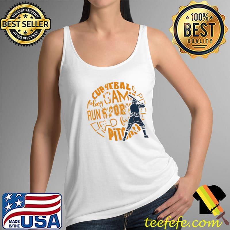 Sports Softball Pitcher Word Art Baseball Team T-Shirt Tank Top Sports Softball Pitcher Word Art Baseball Team T-Shirt Tank Top