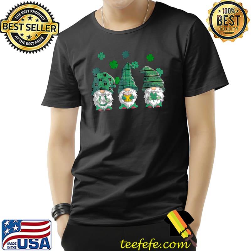 St Patrick's Day Gnomes Women Buffalo Plaid Shamrock T-Shirt Unisex St Patrick's Day Gnomes Women Buffalo Plaid Shamrock T-Shirt Unisex