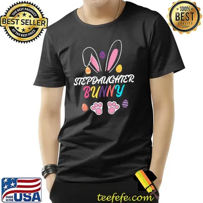 Stepdaughter Bunny Matching Family Easter Party Premium T-Shirt