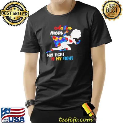 Superman girl autism mom his fight is my fight shirt