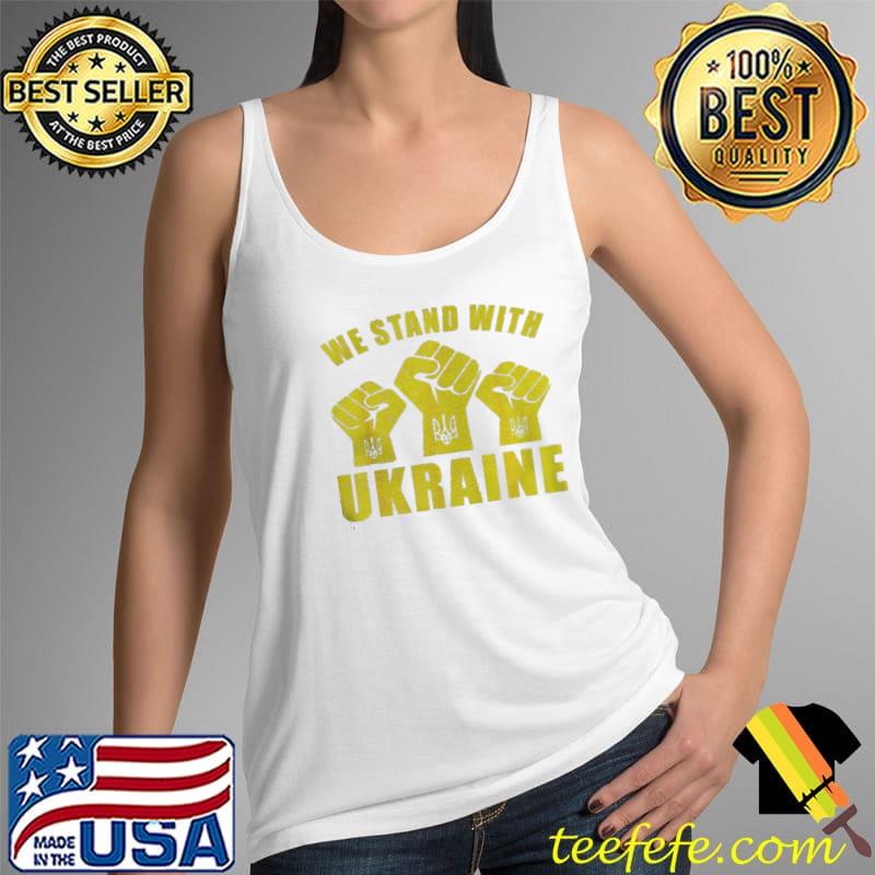 Support Ukraine we stand with Ukraine Tank Top Support Ukraine we stand with Ukraine Tank Top