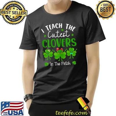 Teacher Irish St Patricks Day I Teach Cutest Clovers Kids T-Shirt