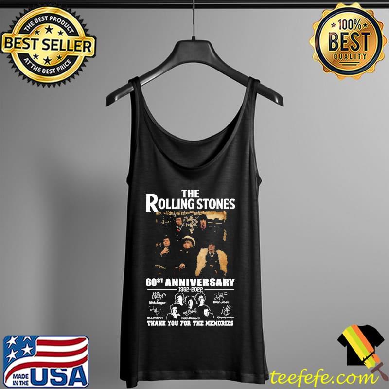 The rolling stones 60st Anniversary thank you for the memories Tank Top The rolling stones 60st Anniversary thank you for the memories Tank Top