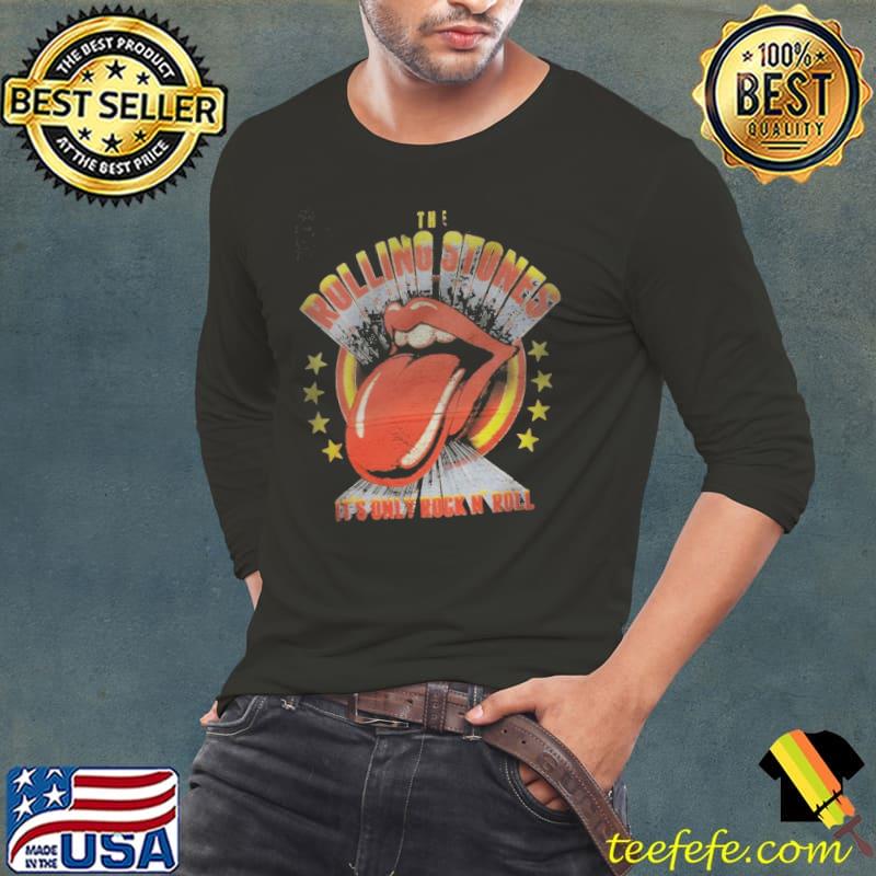 The Rolling Stones 'It's Only Rock N' Roll Shirt Long Sleeve Tee The Rolling Stones 'It's Only Rock N' Roll Shirt Long Sleeve Tee