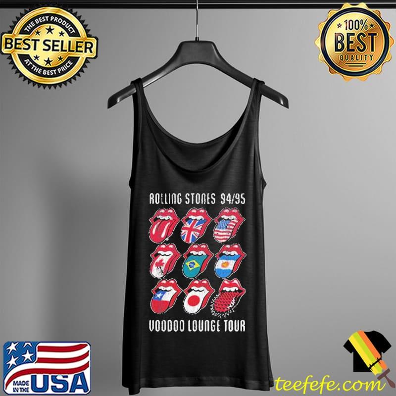 The Rolling Stones Voodoo Lounge Tongues Shirt Tank Top The Rolling Stones Voodoo Lounge Tongues Shirt Tank Top