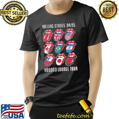 The Rolling Stones Voodoo Lounge Tongues Shirt