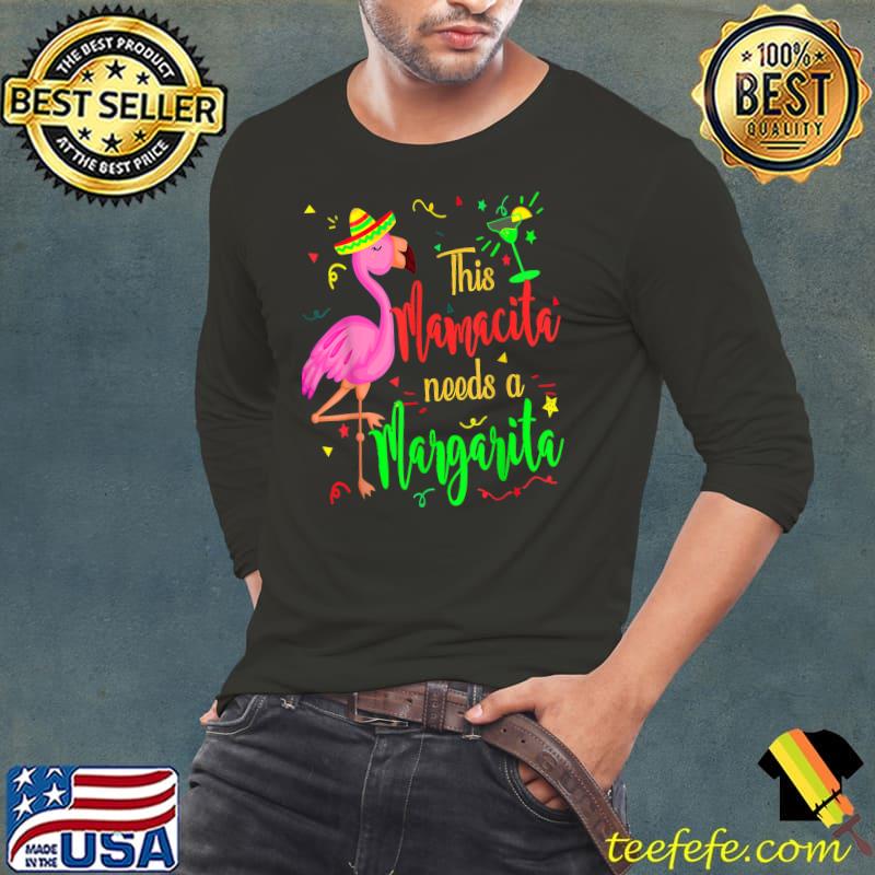 This Mamacita needs a Margarita Flamingo drinking T-Shirt This Mamacita needs a Margarita Flamingo drinking T-Shirt
