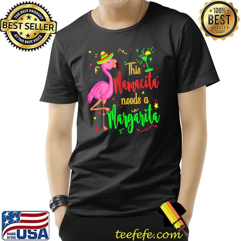 This Mamacita needs a Margarita Flamingo drinking T-Shirt Unisex This Mamacita needs a Margarita Flamingo drinking T-Shirt Unisex