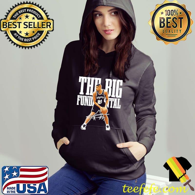 Tim duncan the big fundamental basketball legend signature vintage Hoodie Tim duncan the big fundamental basketball legend signature vintage Hoodie