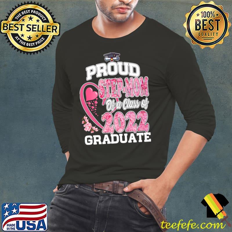 Top Proud Step-Mom Class Of 2022 Graduate Senior 22 Heart Family Premium T-Shirt Top Proud Step-Mom Class Of 2022 Graduate Senior 22 Heart Family Premium T-Shirt