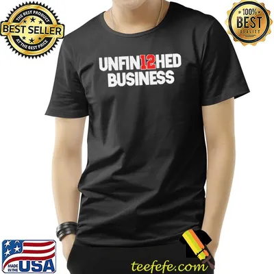 Unfin12hed business logo shirt