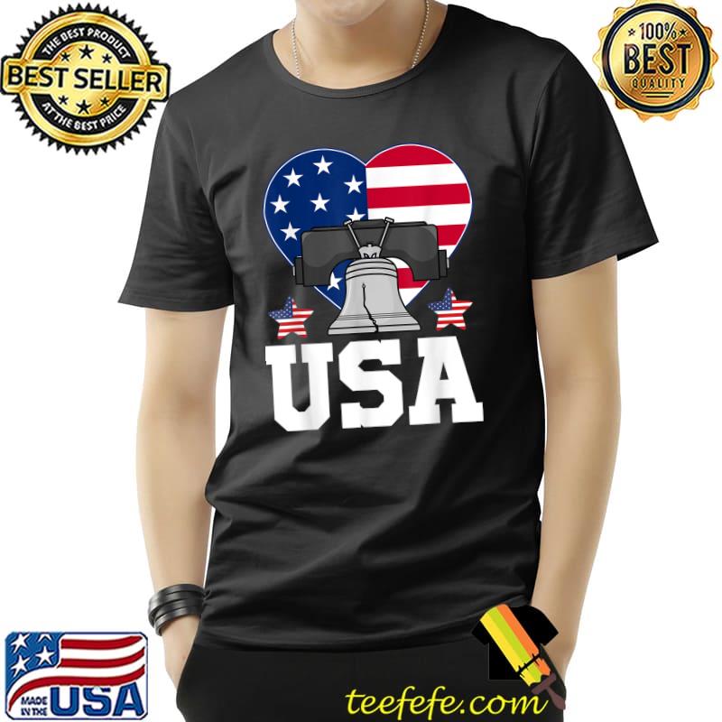 USA PATRIOTIC AMERICA FLAG MEMORICAL DAY T-Shirt