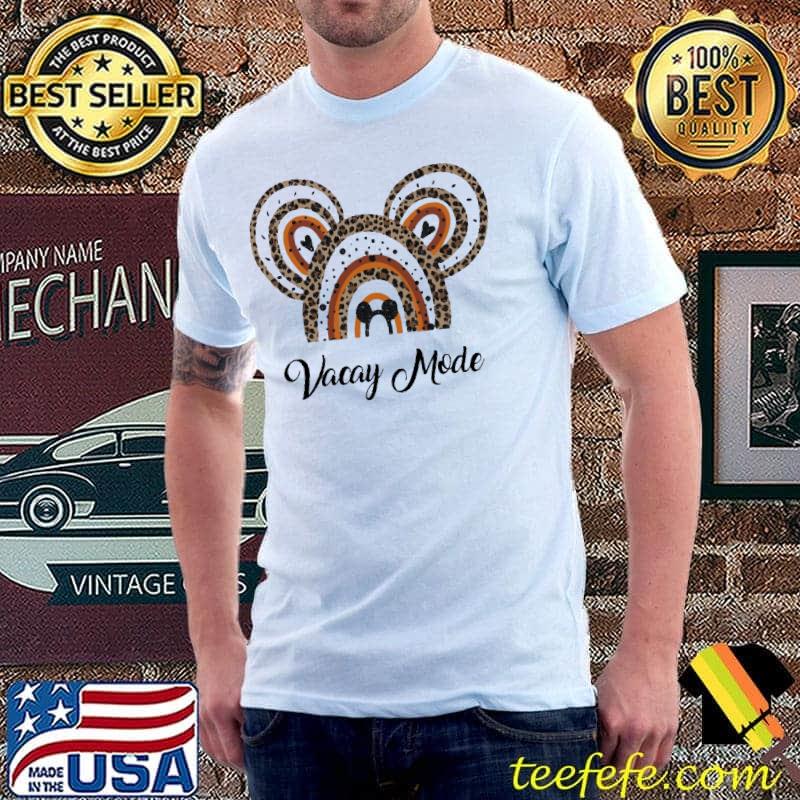Vacay Mode Lepoard Mickey Shirt Unisex Vacay Mode Lepoard Mickey Shirt Unisex