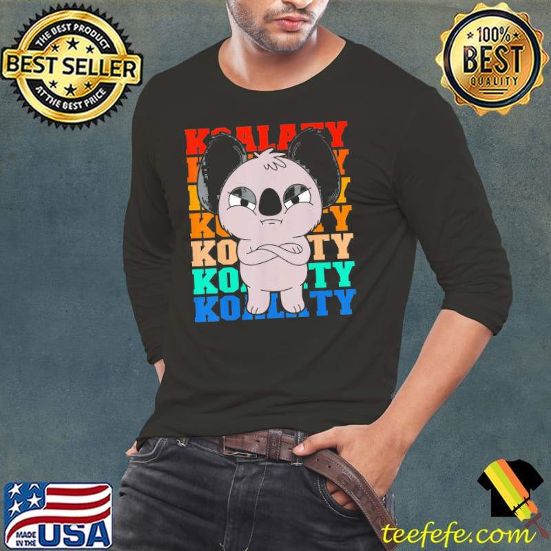 Vintage Cute Animal Pun Koala T-Shirt Long Sleeve Tee Vintage Cute Animal Pun Koala T-Shirt Long Sleeve Tee