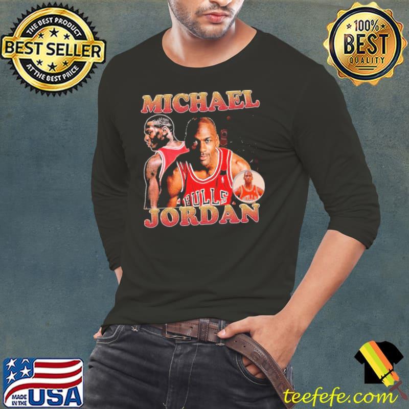 Vintage michael Jordan bootleg legend of basketball Long Sleeve Tee Vintage michael Jordan bootleg legend of basketball Long Sleeve Tee