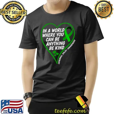 World Cerebral Palsy Day - Be Kind Cerebral Palsy Awareness T-Shirt