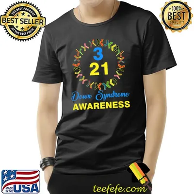 World Down Syndrome Day Awareness Socks T Shirt 21 March Premium T-Shirt