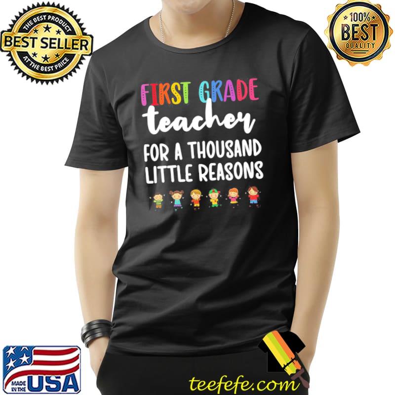 1st grade teacher gifts first grade crew 1st team shirt
