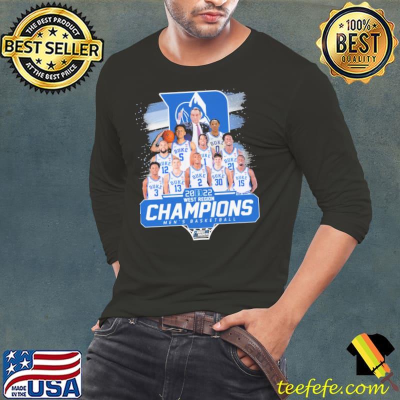 2022 West region champions Duke Blue Devils men's basketball shirt