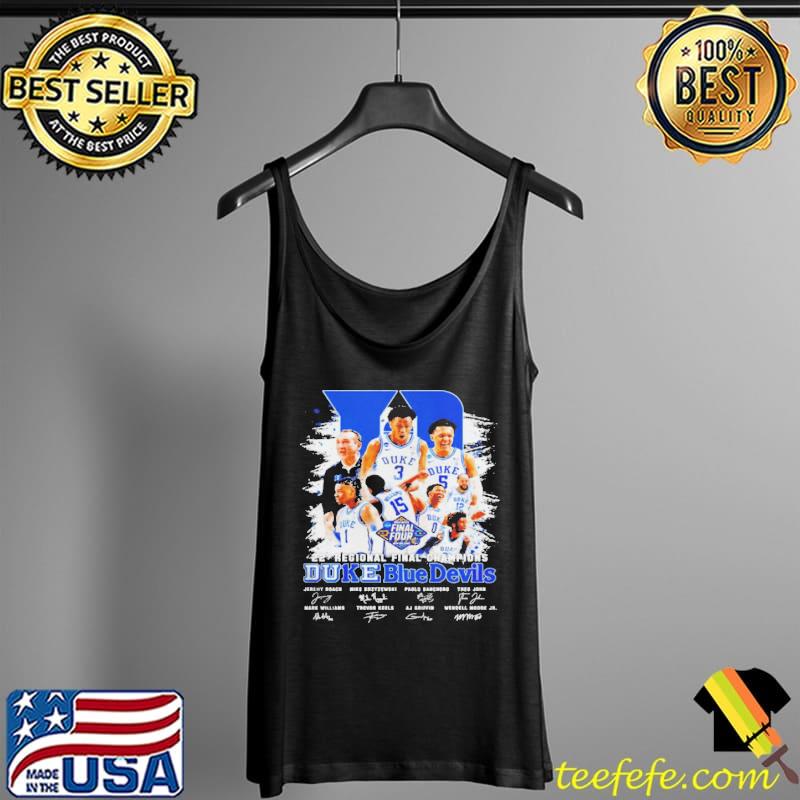 22′ regional final champions duke blue devils signatures Tank Top 22′ regional final champions duke blue devils signatures Tank Top