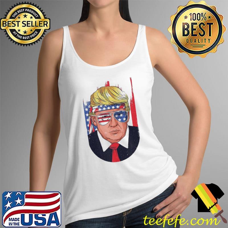 4th of july usa Donald Trump funny patriotic American gift Tank Top 4th of july usa Donald Trump funny patriotic American gift Tank Top