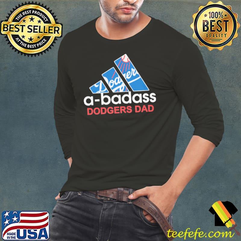 Abadass dodgers dad logo Long Sleeve Tee Abadass dodgers dad logo Long Sleeve Tee
