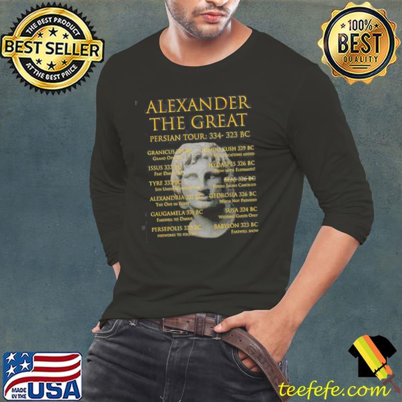 Alexander the great persian tour Long Sleeve Tee Alexander the great persian tour Long Sleeve Tee