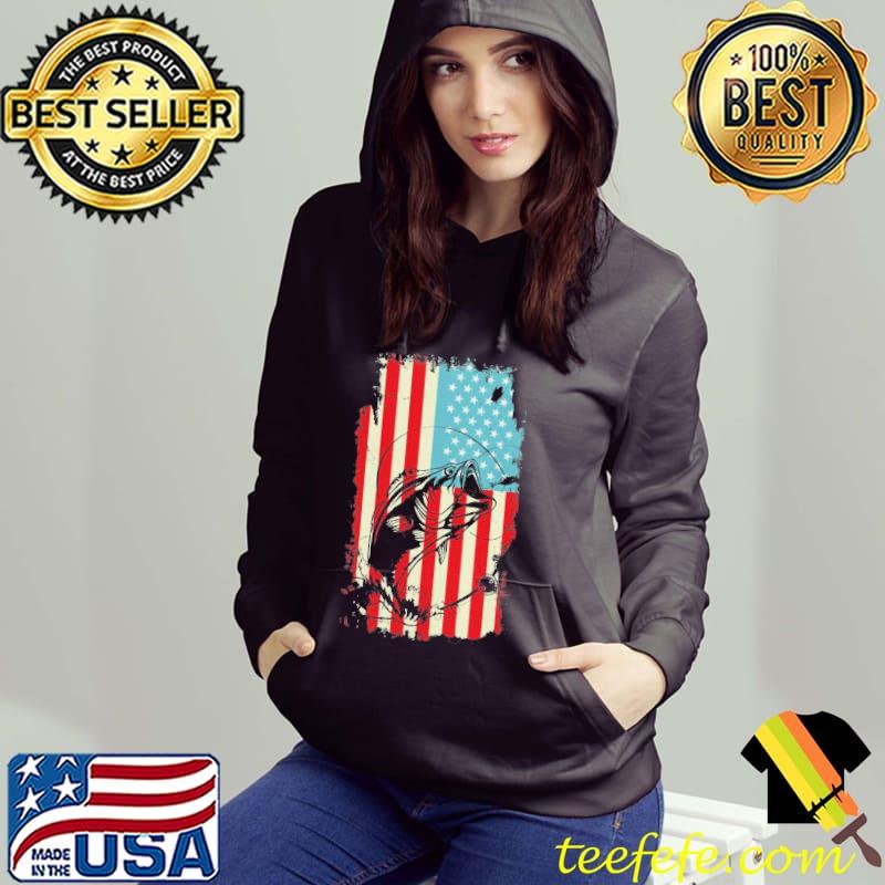 American flag fisherman vintage fishing season Hoodie American flag fisherman vintage fishing season Hoodie