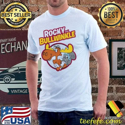 Animation rocky and bullwinkle shirt