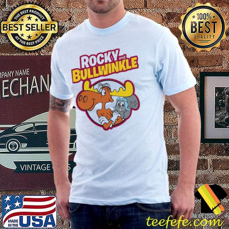 Animation rocky and bullwinkle shirt