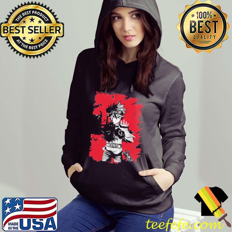 Anime Black Clover Asta Slayer Design Unisex T-Shirt Hoodie Anime Black Clover Asta Slayer Design Unisex T-Shirt Hoodie