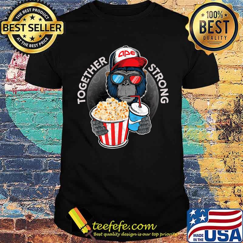 Apes Together Strong $AMC Short Squeeze T-Shirt