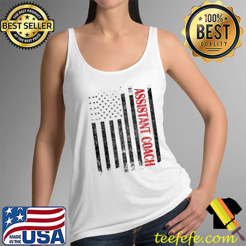Assistant Coach US Flag Assistant Coaching Premium T-Shirt Tank Top Assistant Coach US Flag Assistant Coaching Premium T-Shirt Tank Top