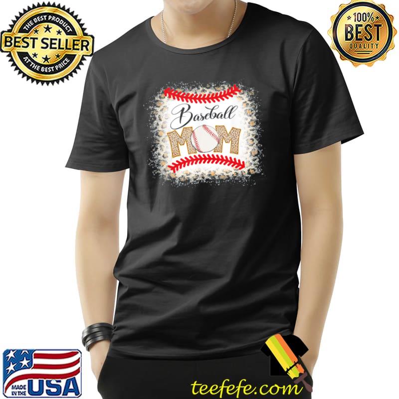 Baseball mom leopard softball mom mother's day shirt Baseball mom leopard softball mom mother's day shirt