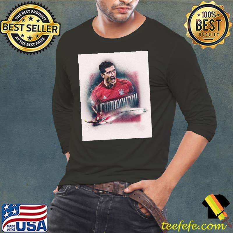 Bayern munich lewandowskI wallpaper art Long Sleeve Tee Bayern munich lewandowskI wallpaper art Long Sleeve Tee