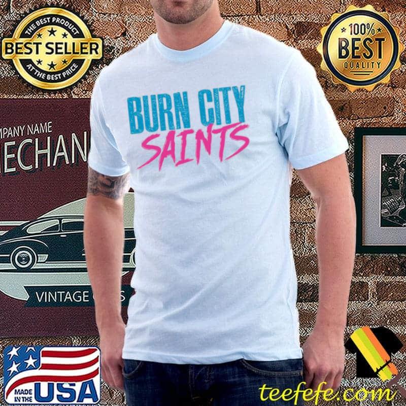 Bcs neon city the saint band shirt