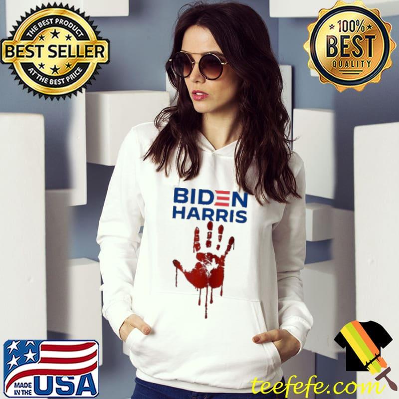 Biden Harris Blood On Hands Hoodie Biden Harris Blood On Hands Hoodie