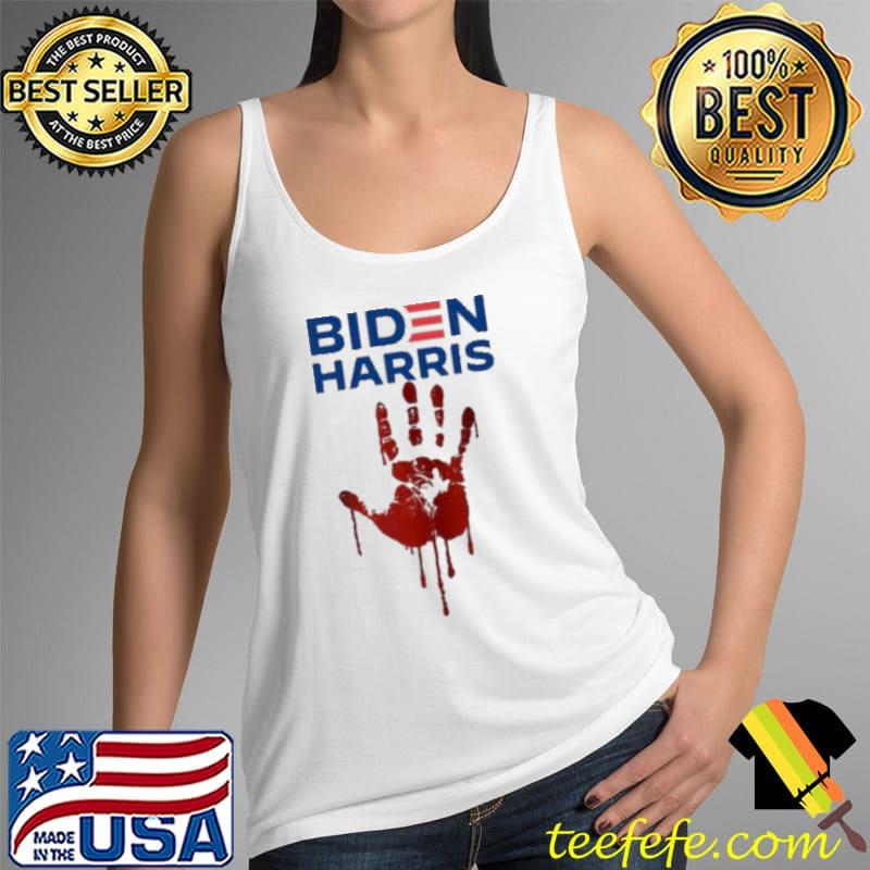 Biden Harris Blood On Hands Tank Top Biden Harris Blood On Hands Tank Top