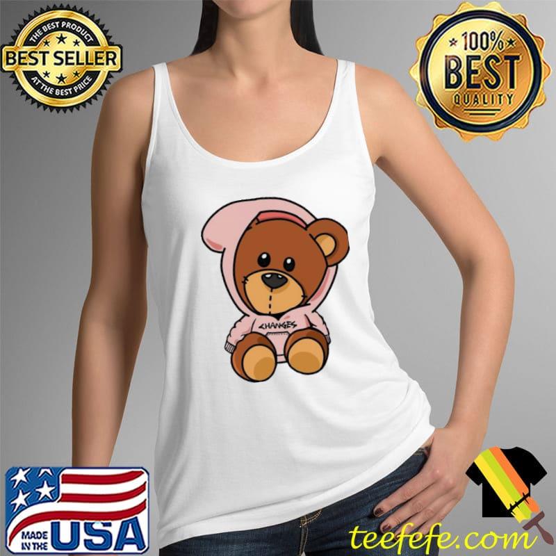Bieber Bear Pink Design Unisex Sweat Tank Top Bieber Bear Pink Design Unisex Sweat Tank Top