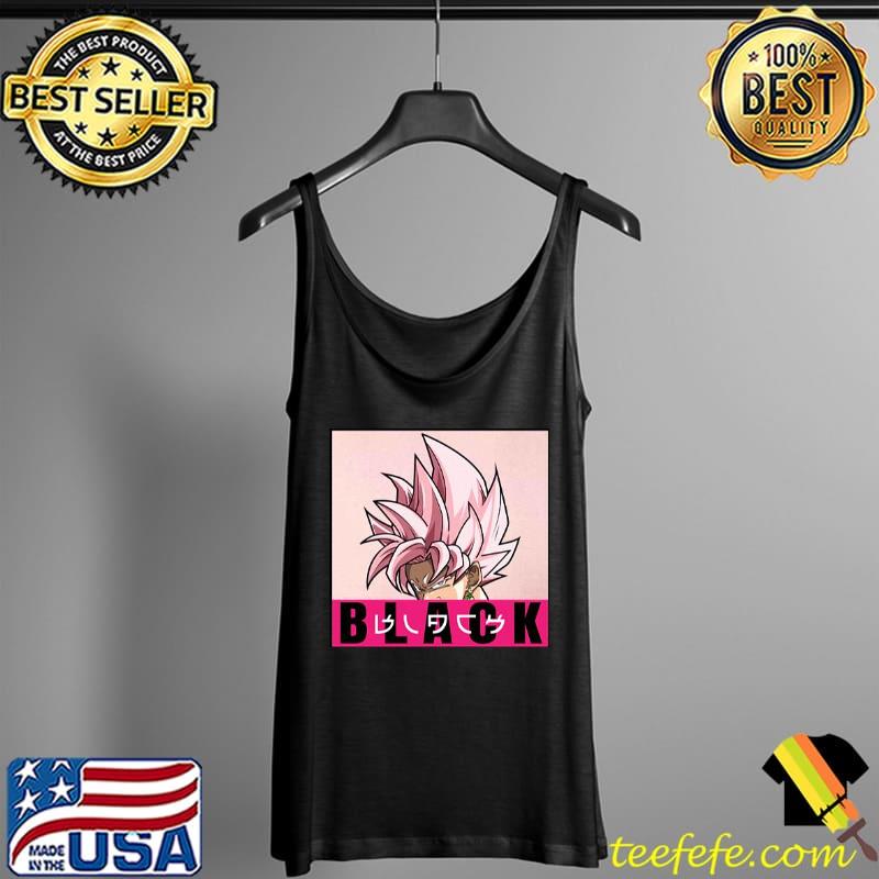 Black pink hair songoku anime Tank Top Black pink hair songoku anime Tank Top
