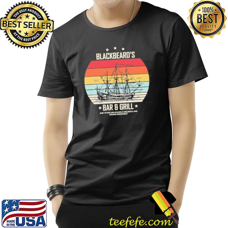Blackbeard's bar and grill vintage shirt Blackbeard's bar and grill vintage shirt
