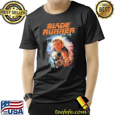 Blade runner retro 80s movie art shirt