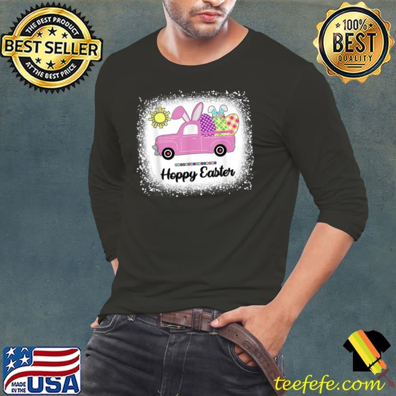 Bleached Easter Gnomes Bunny Ears Easter Eggs Hunting Basket T-Shirt