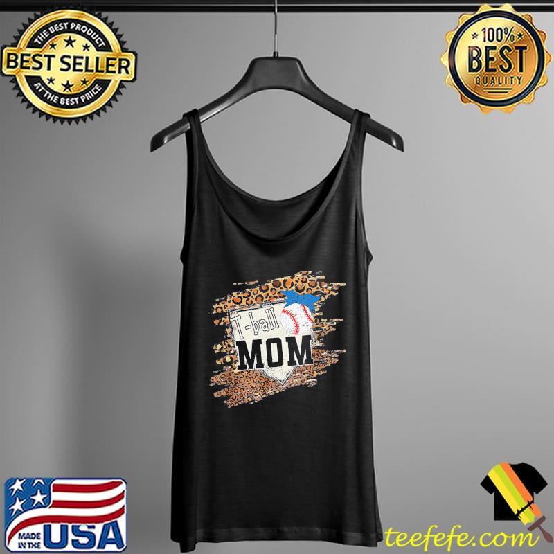 Bleached Leopard Tball Baseball Mom T-Shirt Tank Top Bleached Leopard Tball Baseball Mom T-Shirt Tank Top